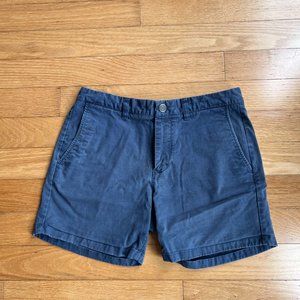 Bonobos - Stretch Washed Chino Shorts - 30" waist | 5" inseam (Faded Navy)